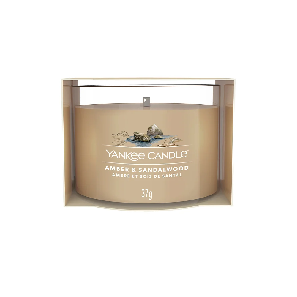 Yankee Candle Amber & Sandalwood Votive & Sandalwood - Image 2