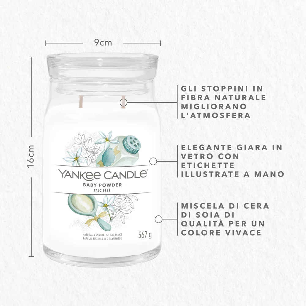 Yankee Candle Baby Powder Signature Grande owder Signature - Image 2