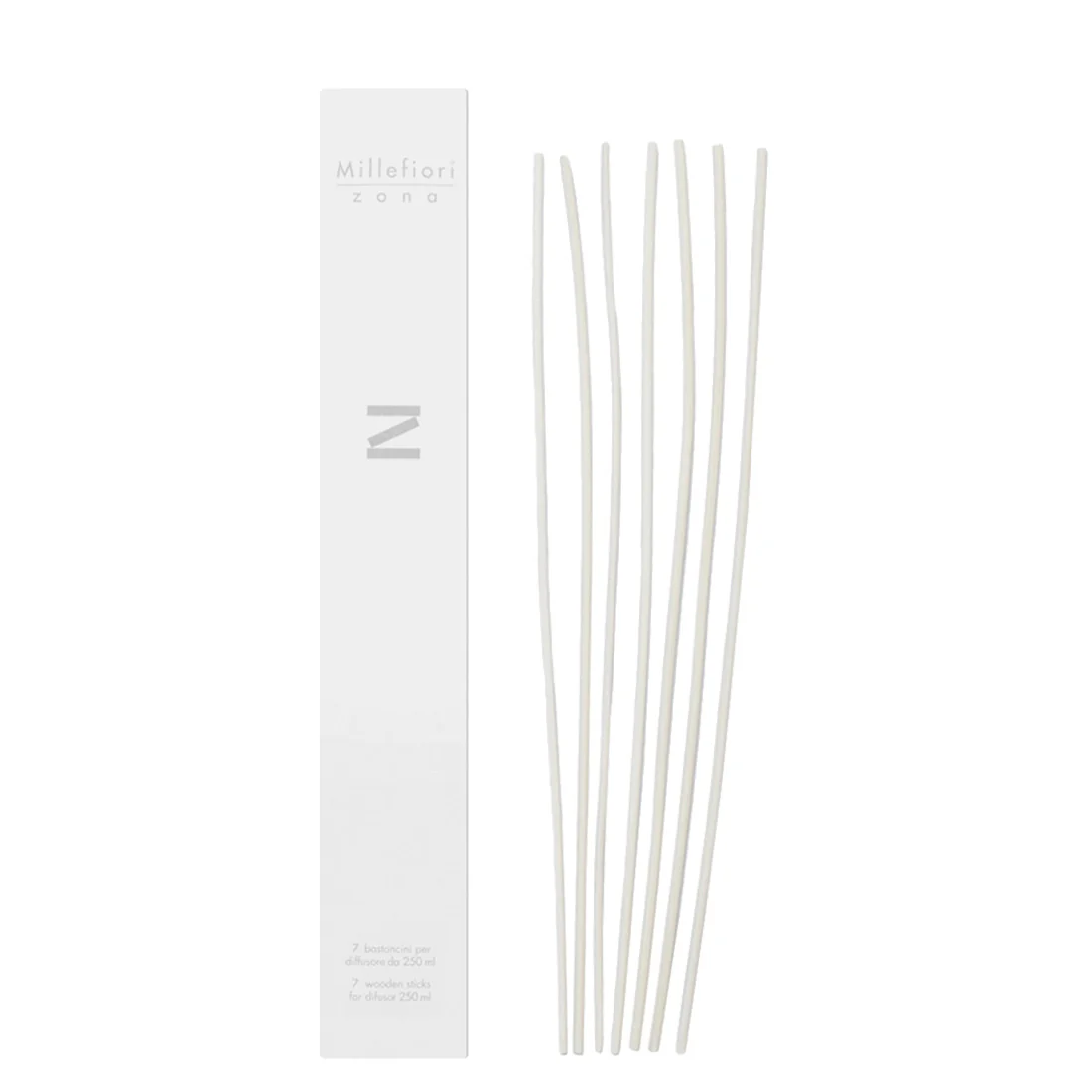 Millefiori Bastoncini Bianchi per Diffusore Zona 250ml 7 pz