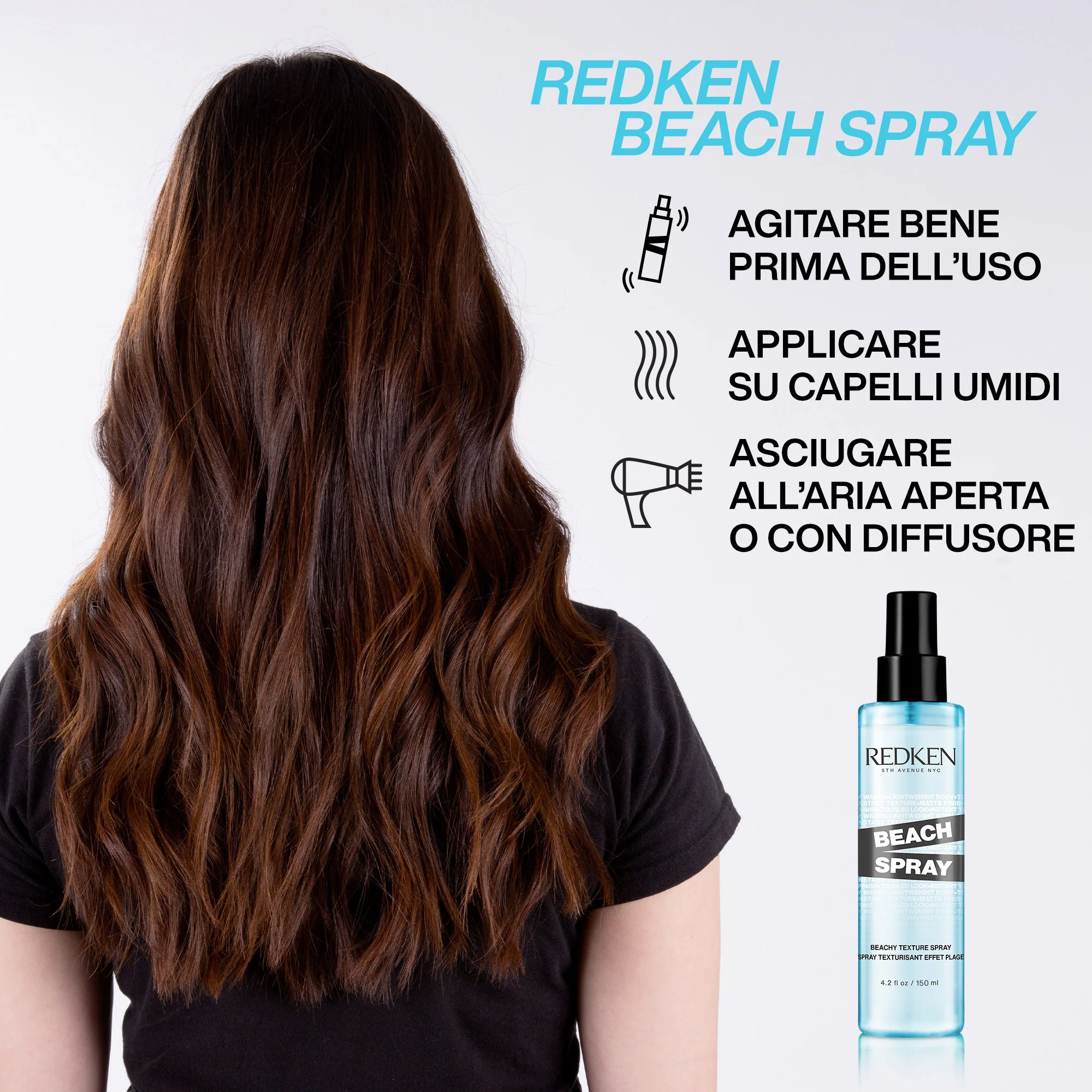 Redken Beach Spray 150 ml - Image 3