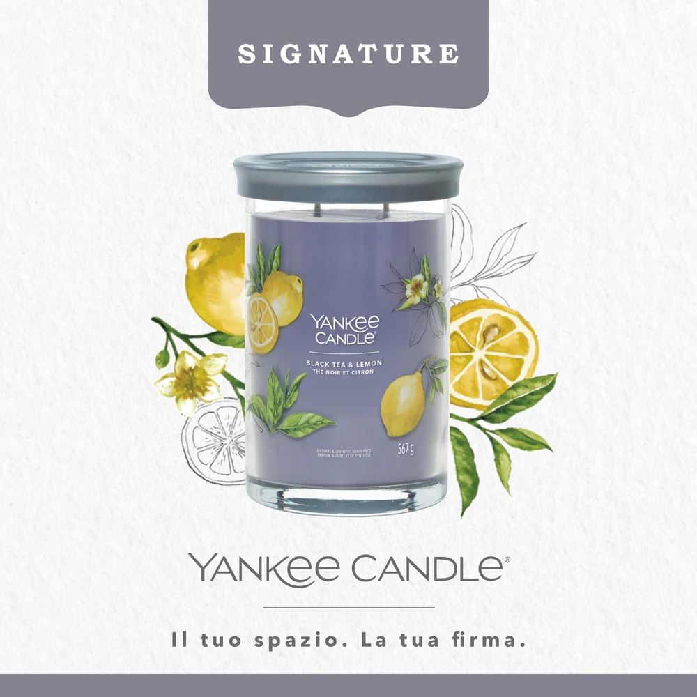 Yankee Candle Black Tea & Lemon Signature Tumbler - Image 3
