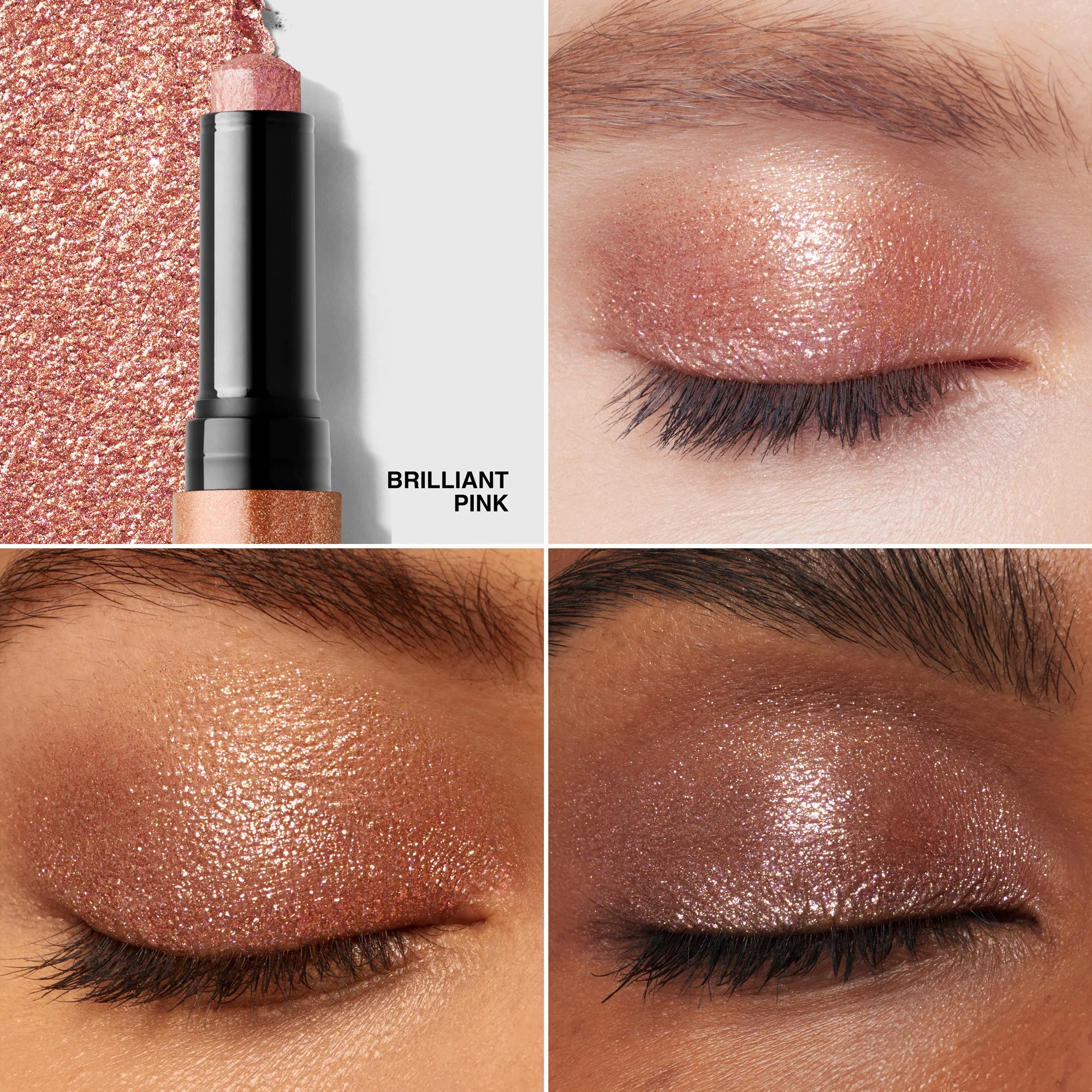 BOBBI BROWN Crystal Eyeshadow Stick Brilliant Pink - Image 2