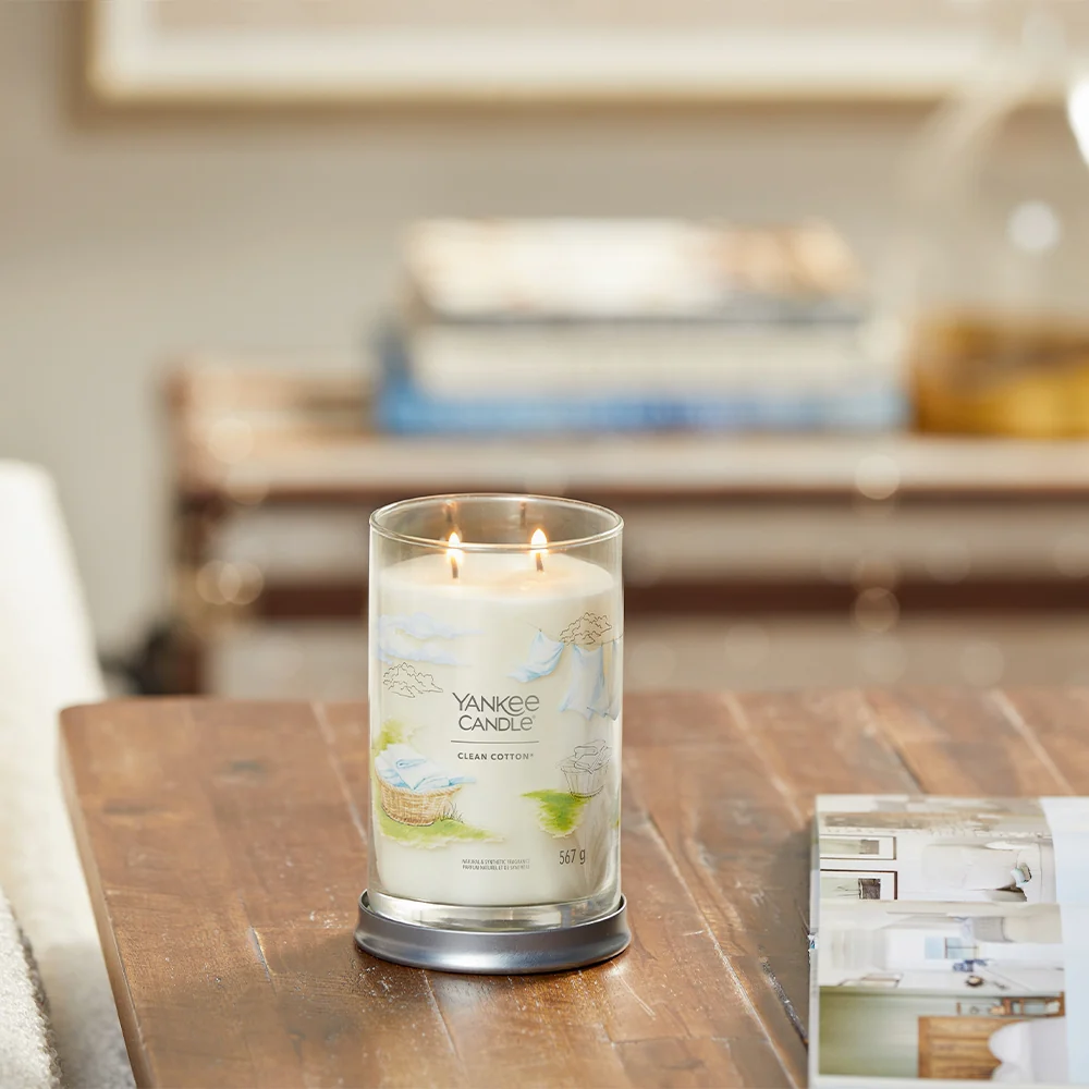 Yankee Candle Clean Cotton Signature Tumbler - Image 6