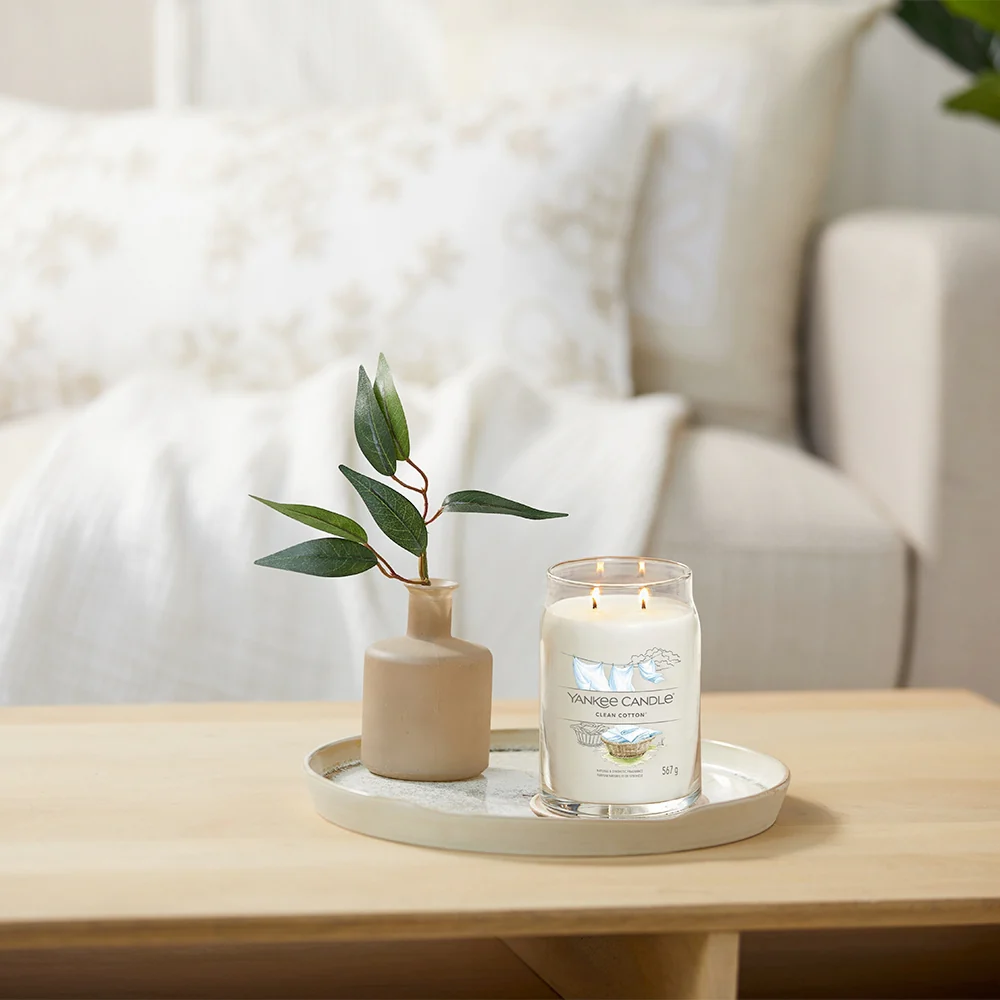 Yankee Candle Clean Cotton Signature Grande Cotton Signature - Image 6