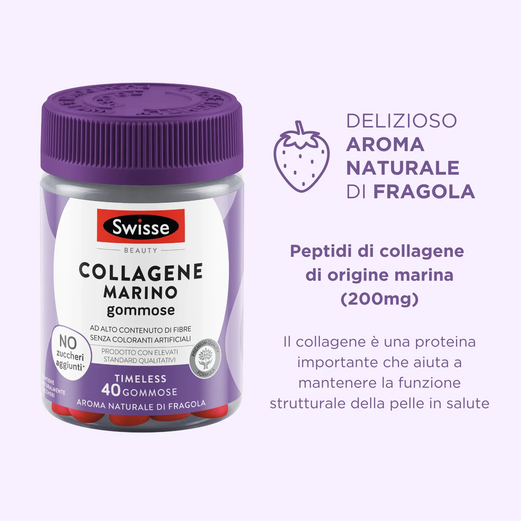 Swisse Collagene Marino Gommose 40 pz - Image 3