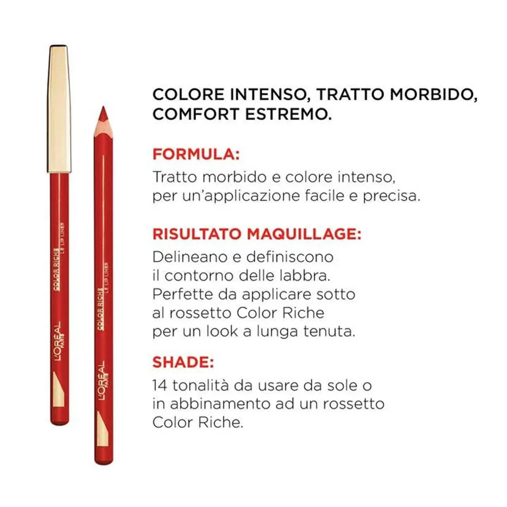 L'oréal Paris Color Riche Le Lip Liner Couture 374 Intense Plum - Image 3