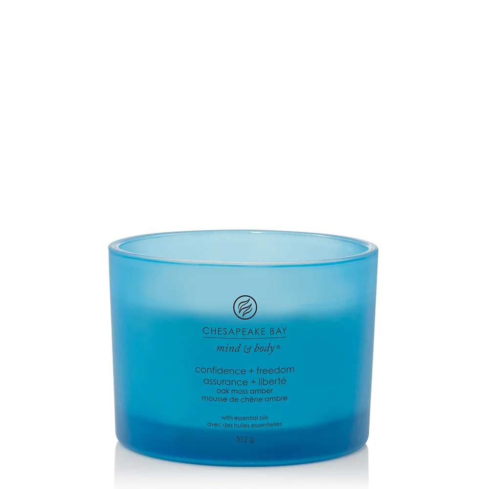 Chesapeake Bay Candle Confidence & Freedom (Oak Moss Amber) 3 stoppini & Freedom (Oak Moss Amber) - Image 2