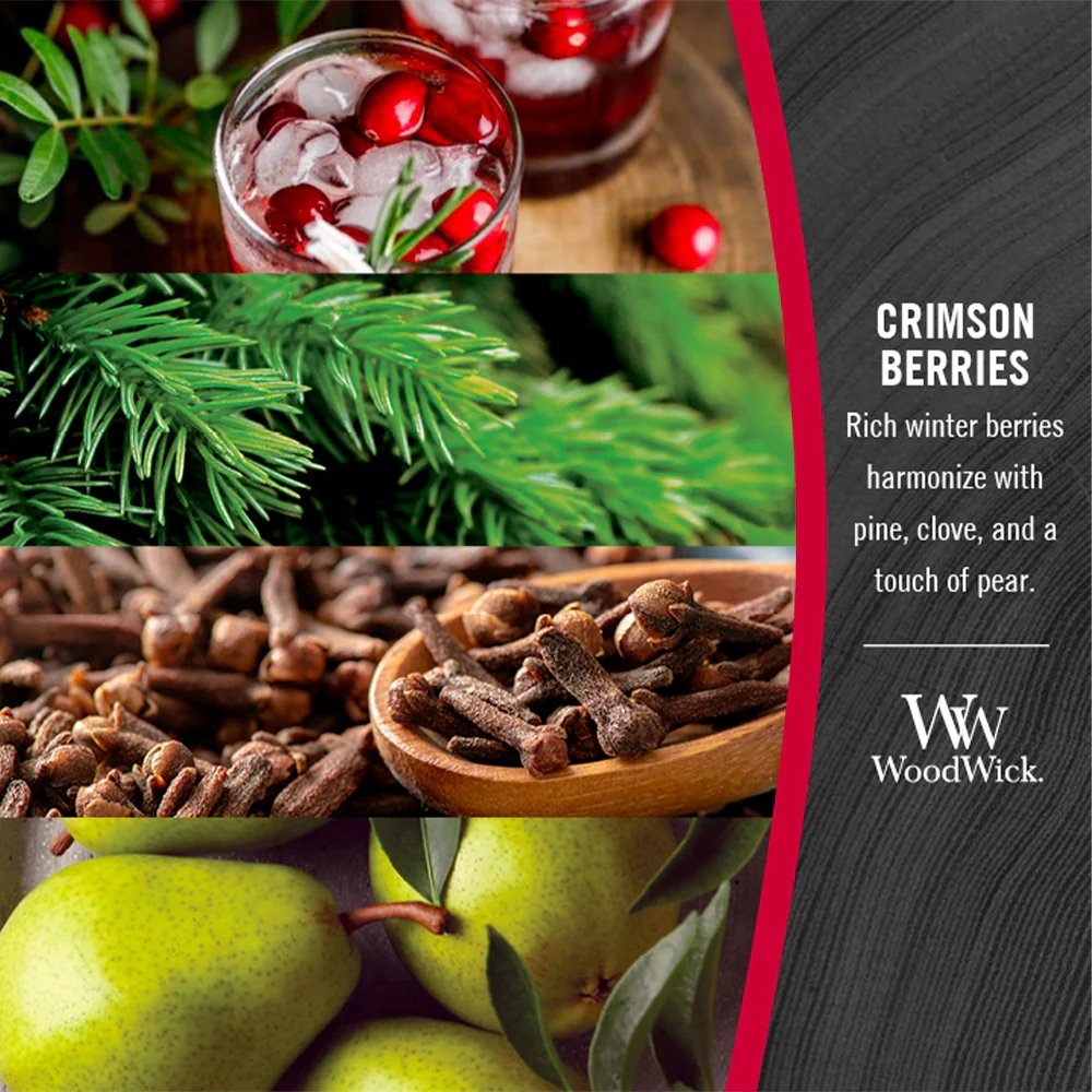Woodwick Crimson Berries Piccola  Berries - Image 2