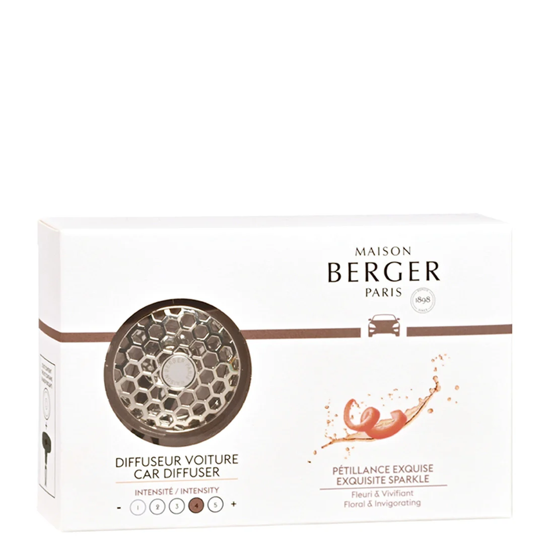 Maison Berger Paris Diffuseur Voiture Petillance Exquise Set V1