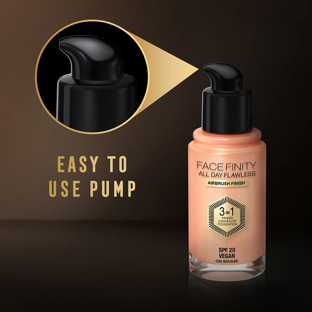 Max Factor Facefinity Flawless 3In1 080 Bronze SPF20 - Image 4