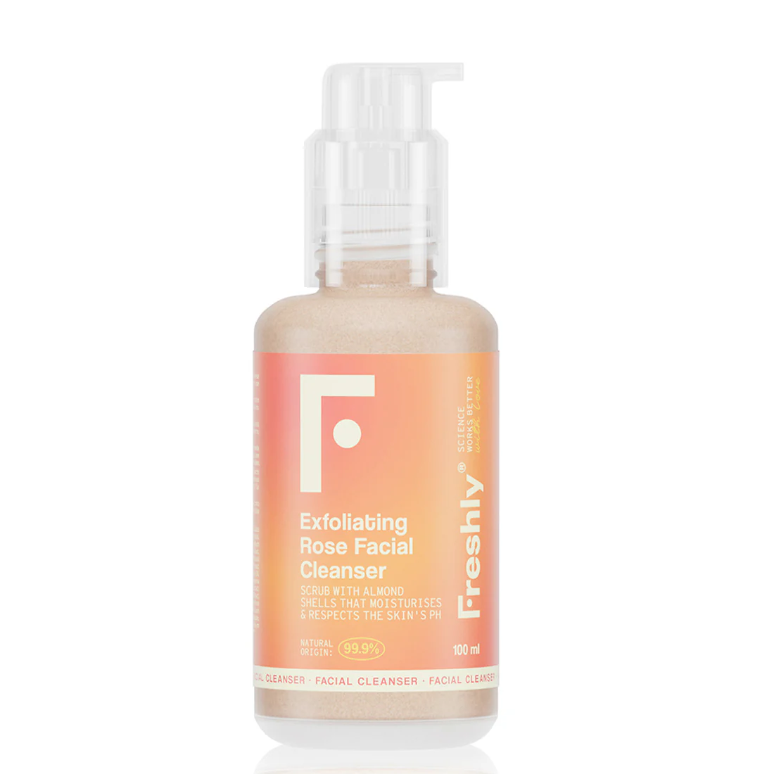 FRESHLY Exfoliating Rose Facial Cleanser  100 ml