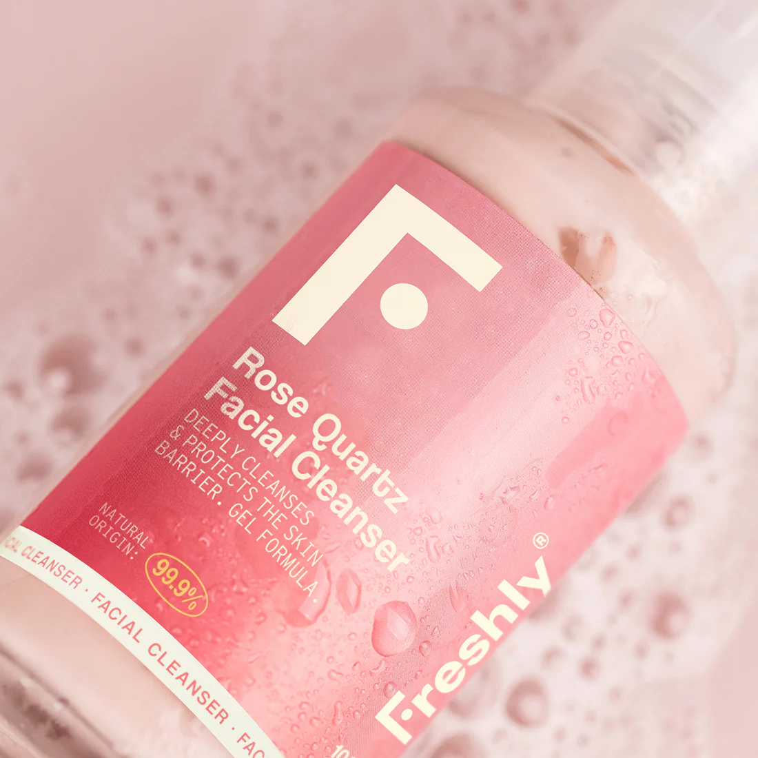 FRESHLY Rose Quartz Facial Cleanser  100 ml - Image 4