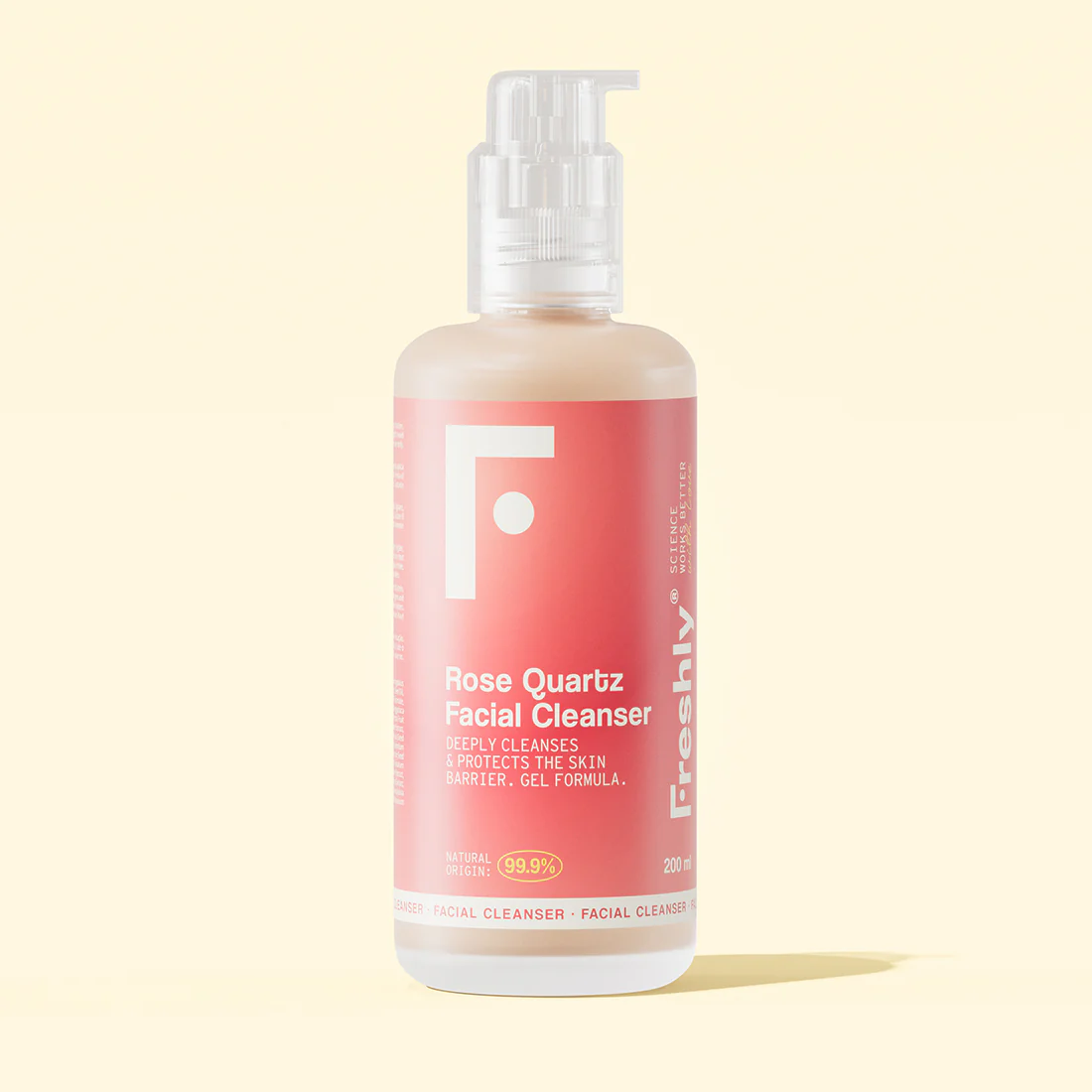 FRESHLY Rose Quartz Facial Cleanser 200 ml - Image 2