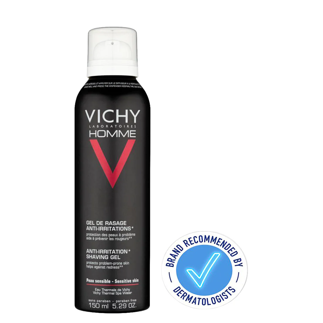 Vichy Homme Gel Rasage Ps  150 ml - Image 2