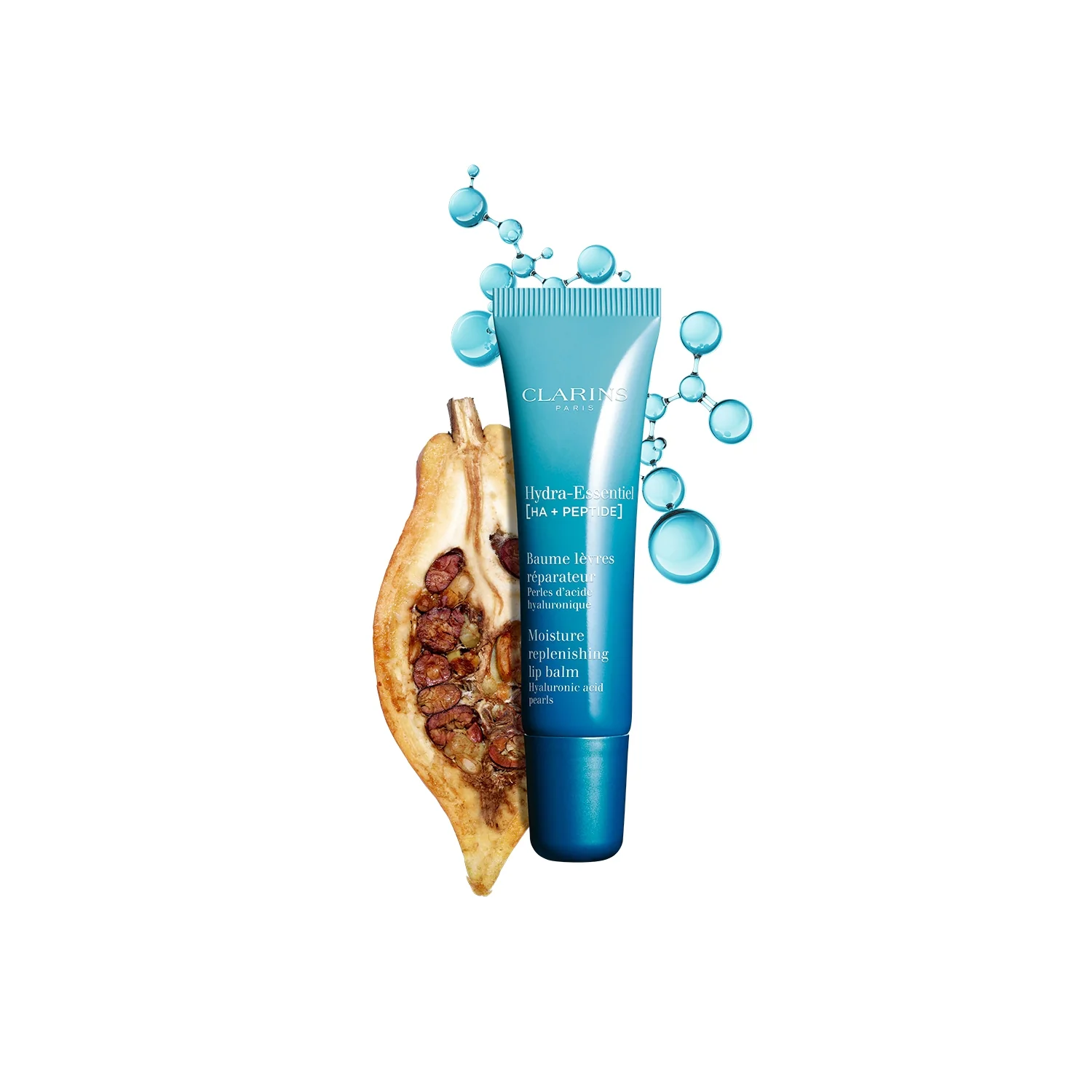 Clarins Hydra-Essentiel Ha2+Peptide Baume Lèvres Réparateur 15 ml - Image 2