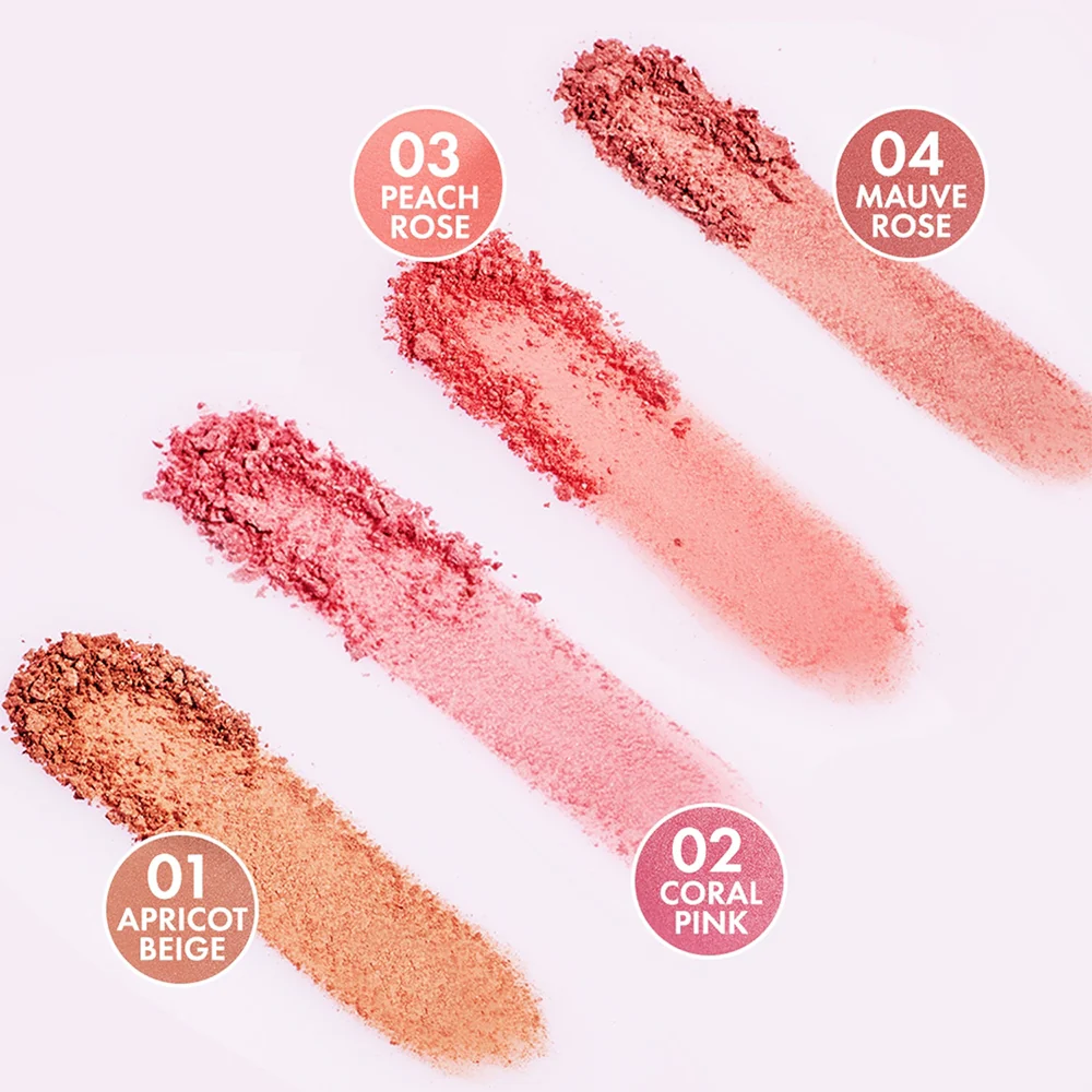 Goovi I'm Not Shy Creamy Powder Blush 01 Apricot Beige - Image 3