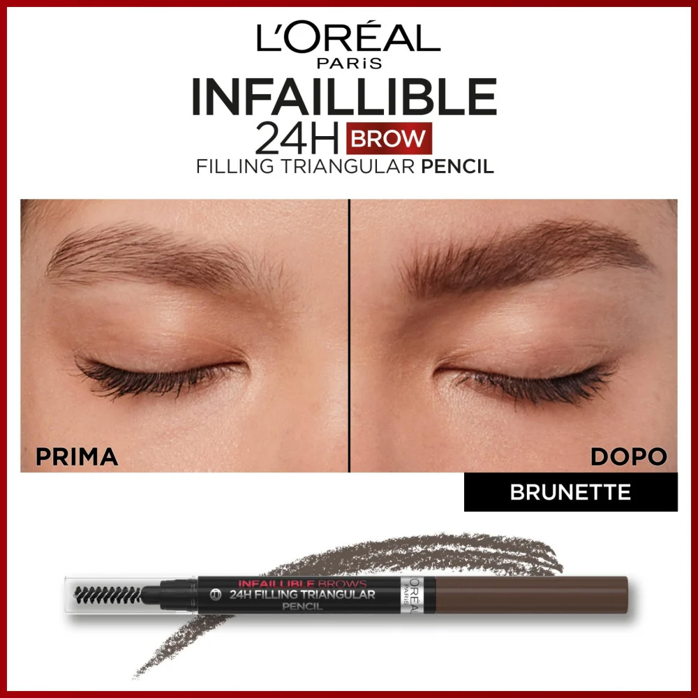 L'oréal Paris Infaillible Brows 24H Pencil 3.0 Brunette - Image 3