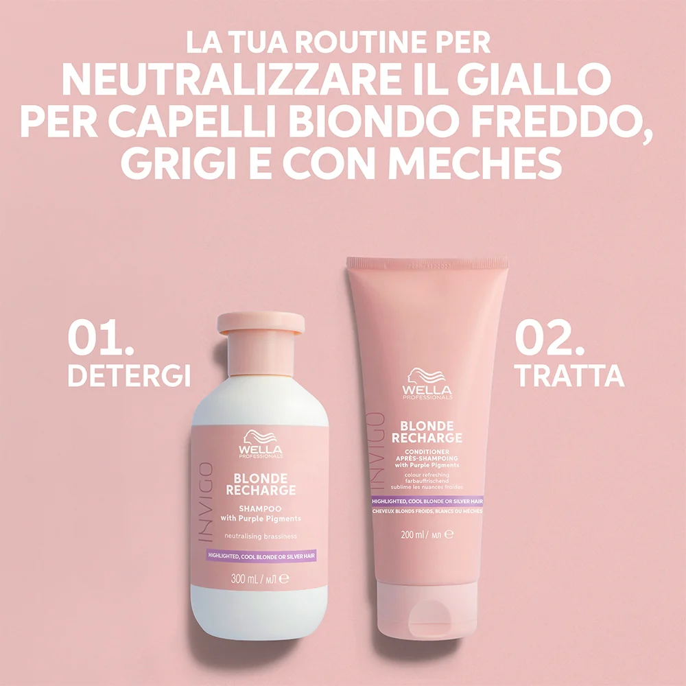 Wella Professionals Invigo Blonde Recharge Shampoo 300 ml - Image 13