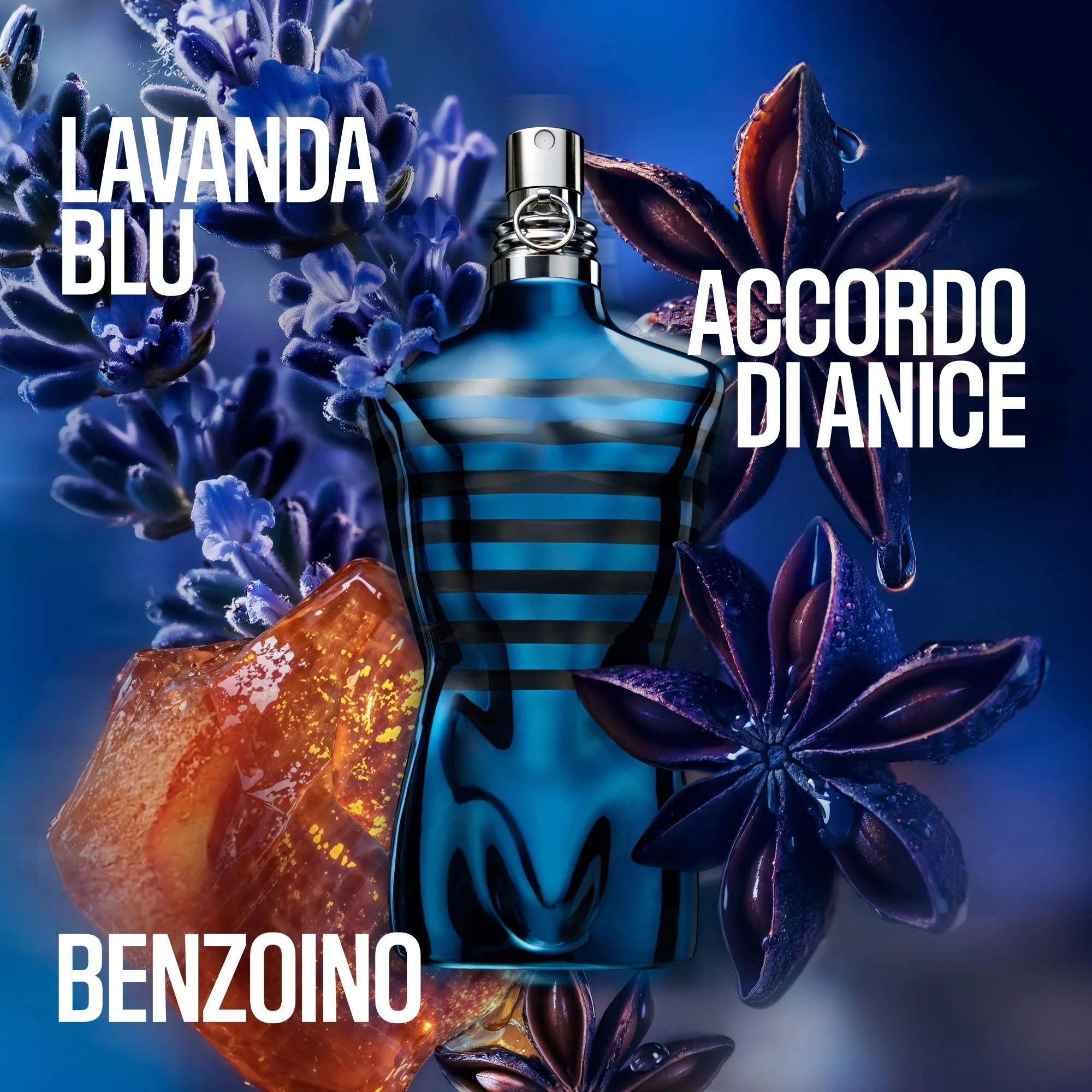 JEAN PAUL GAULTIER Le Male In Blue 75 ml - Image 3