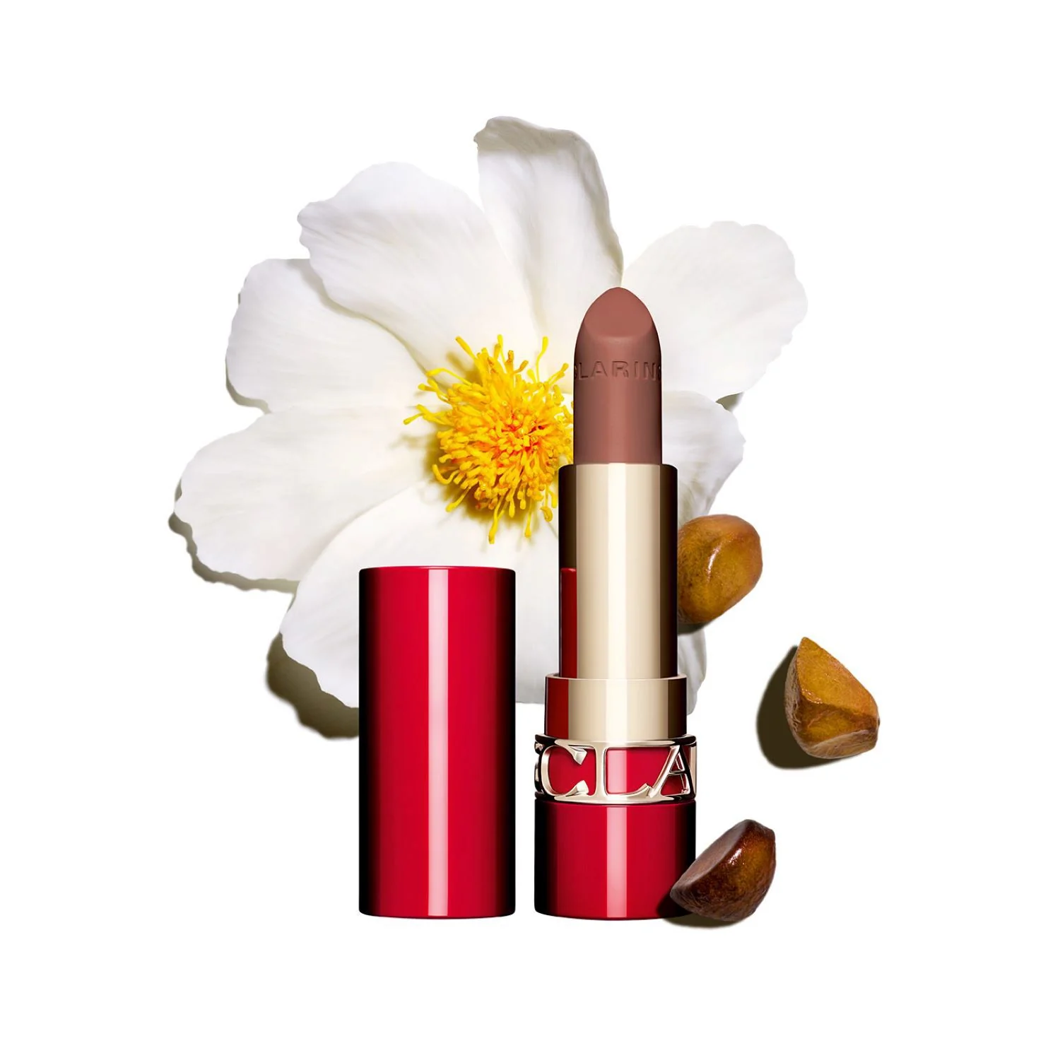 Clarins Joli Rouge Velvet Mat 758V Sandy Pink - Image 3