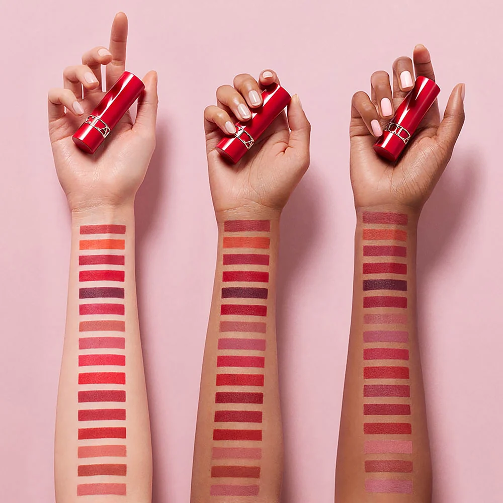Clarins Joli Rouge Velvet Mat 782V Bell Pepper - Image 4