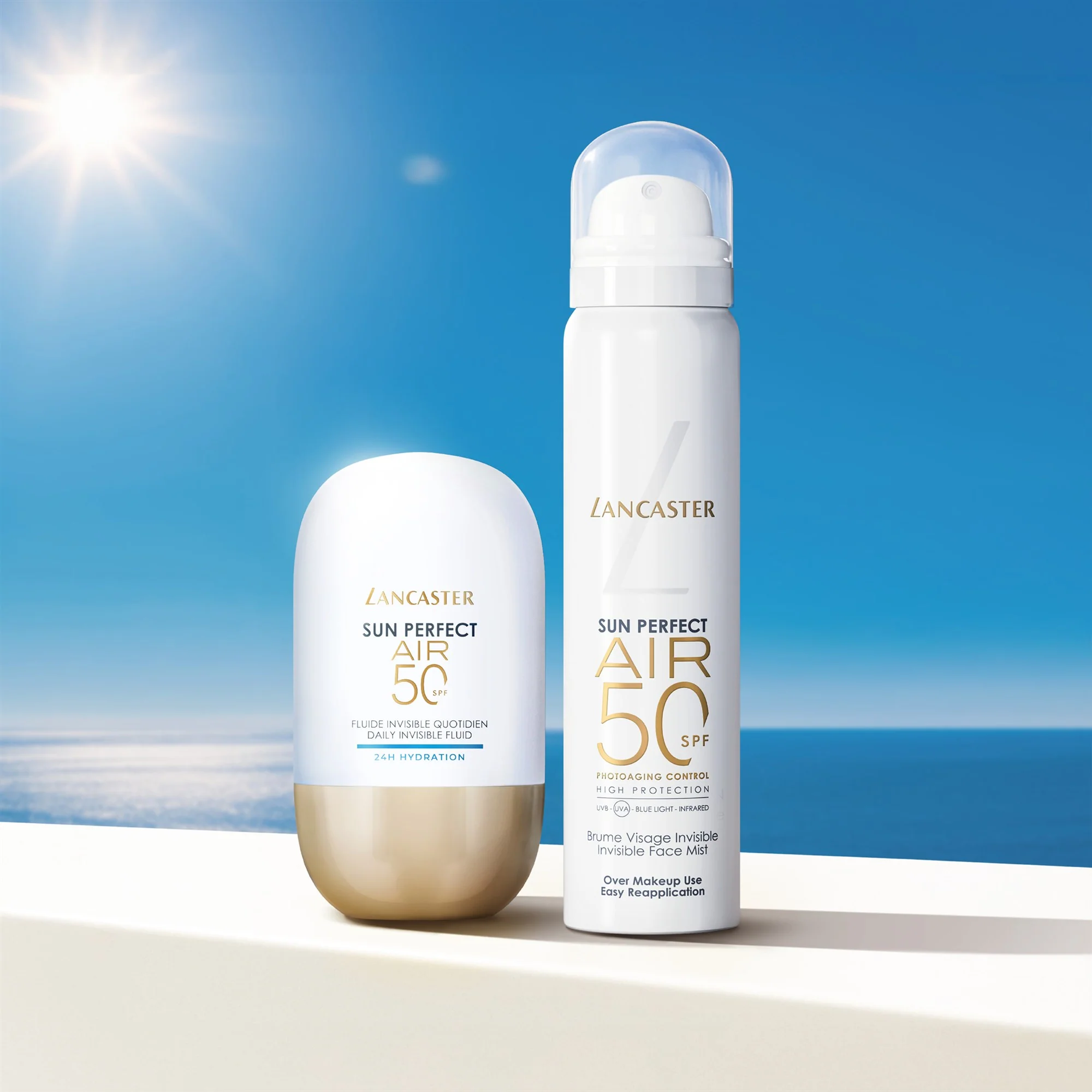 LANCASTER Sun Perfect Air Daily Invisible Fluid Spf50 24H Hydration 40 ml - Image 6