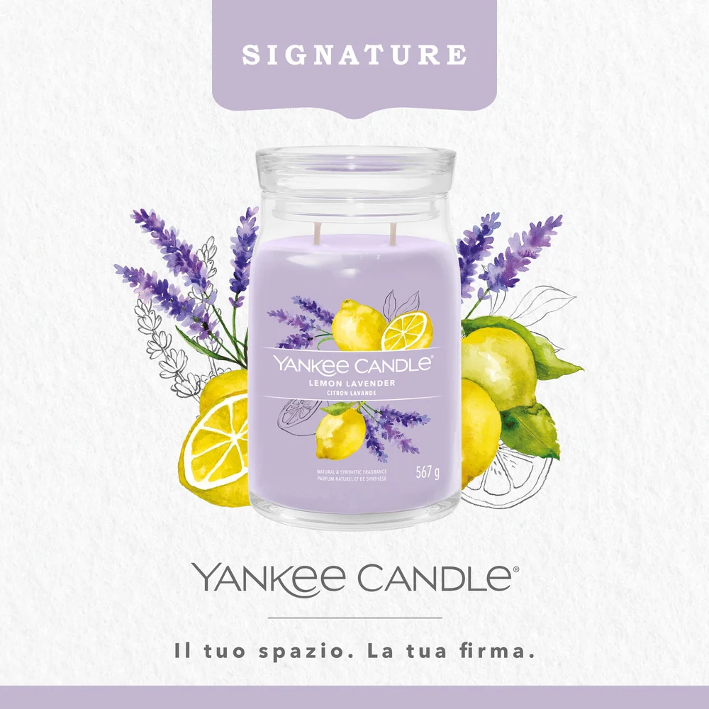 Yankee Candle Lemon Lavender Signature Grande Lavender Signature - Image 3