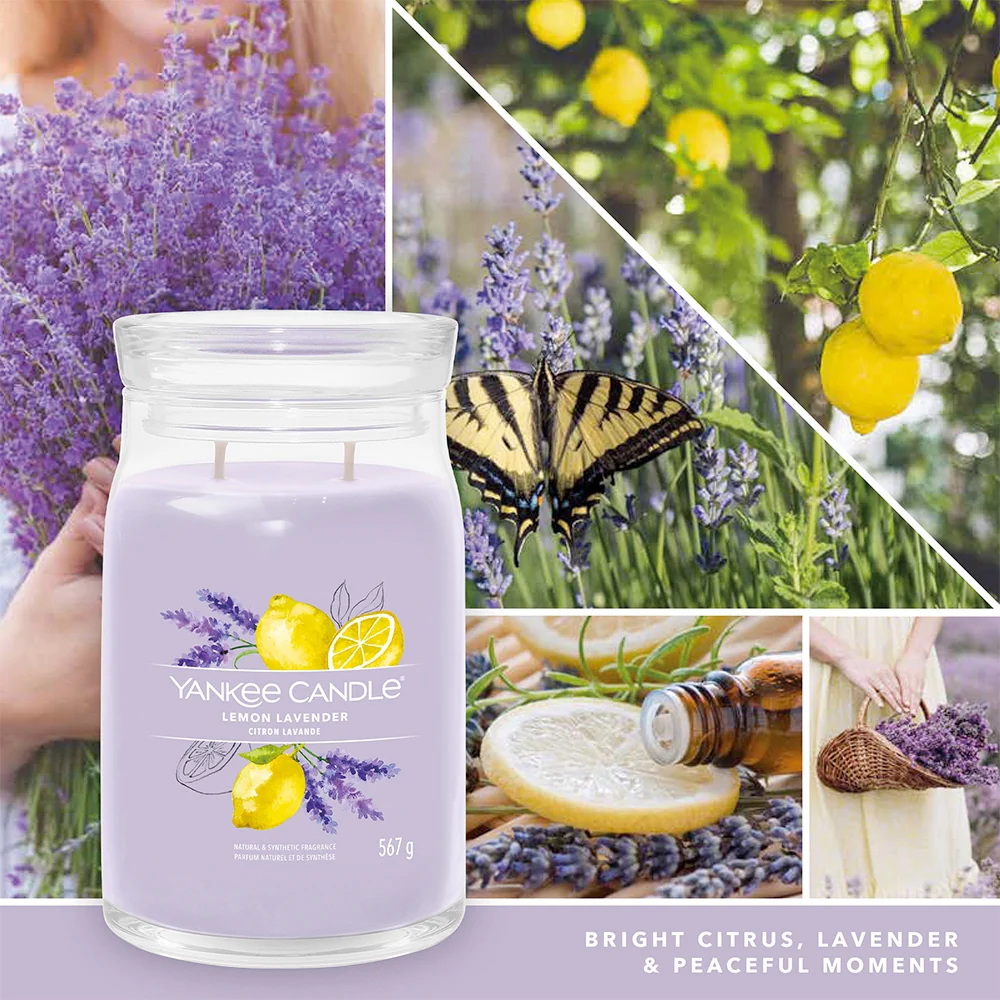 Yankee Candle Lemon Lavender Signature Grande Lavender Signature - Image 4