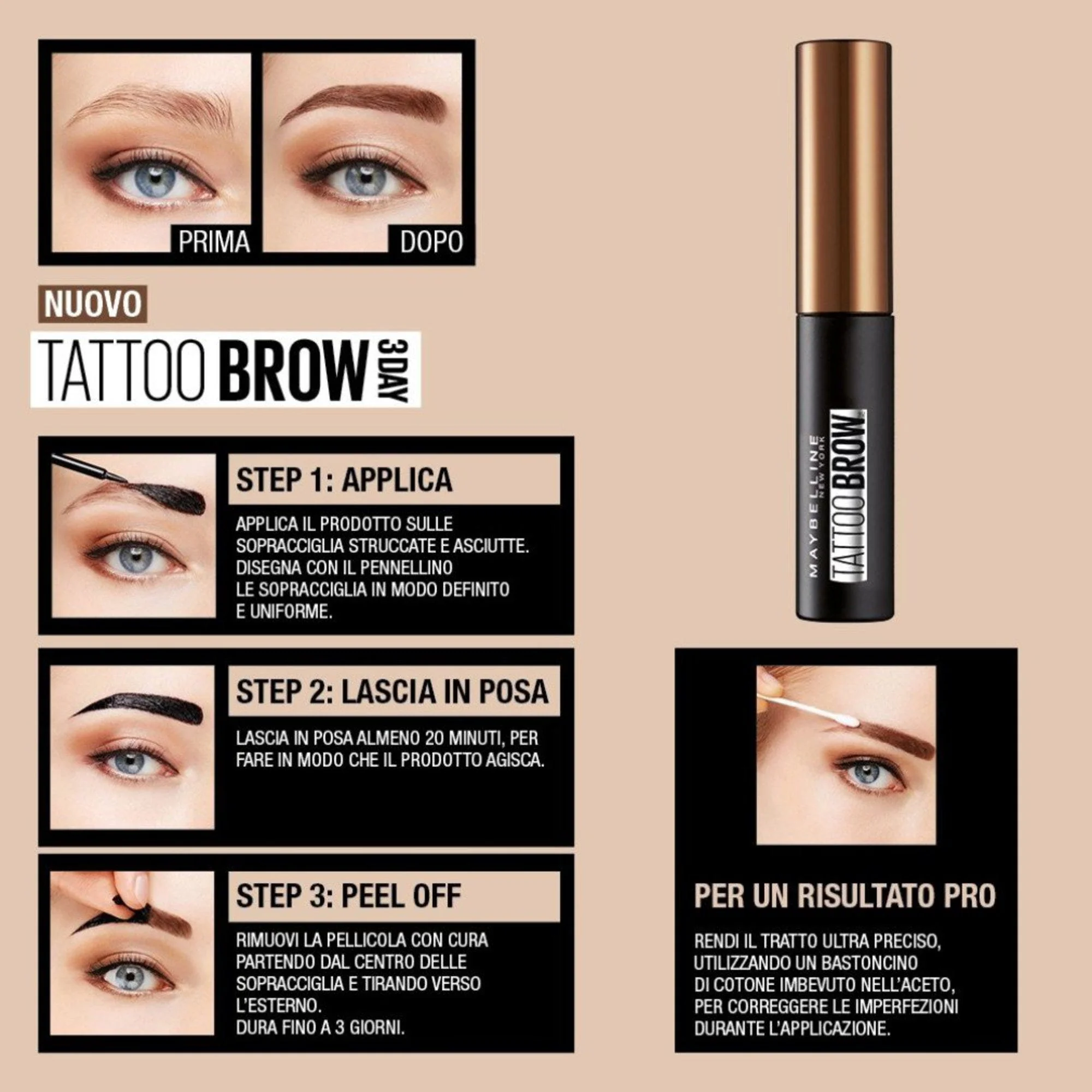 MAYBELLINE NEW YORK Tattoo Brow Tint Gel - Image 4