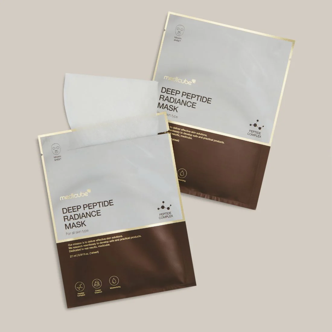 MEDICUBE Deep Peptide Radiance Mask 27 ml - Image 2