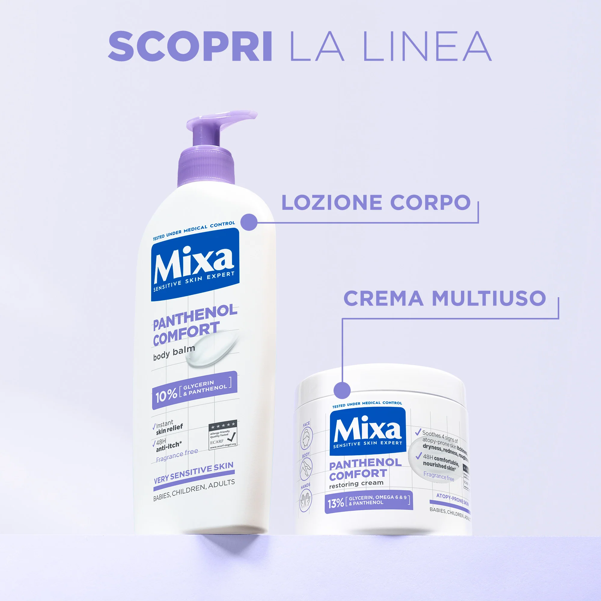 MIXA Panthenol Comfort Balsamo Ricostituente 250 ml - Image 6