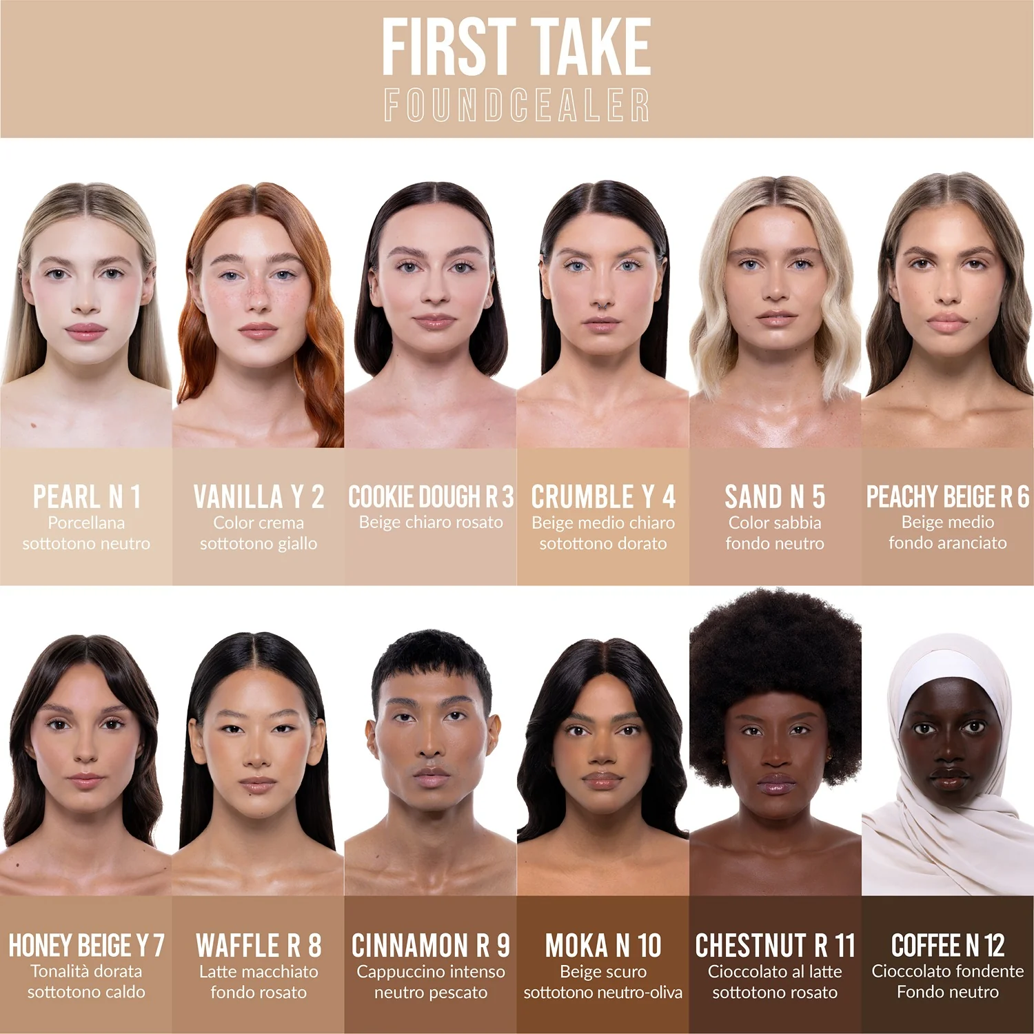 MULAC First Take Foundcealer R6 Peachy Beige - Image 6