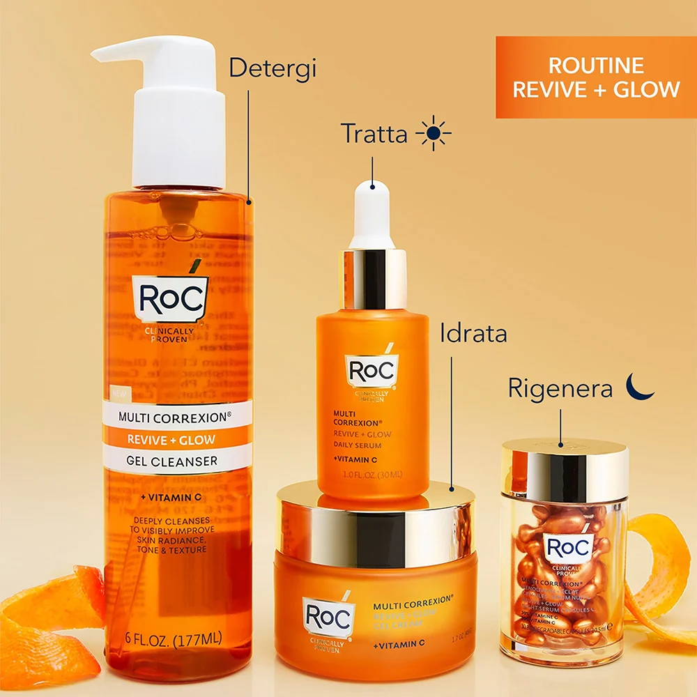 Roc Multi Correxion Renouveau + Éclat Capsules Sérum Nuit 30 capsule exion Renouveau + Éclat Capsules Sérum Nuit - Image 5