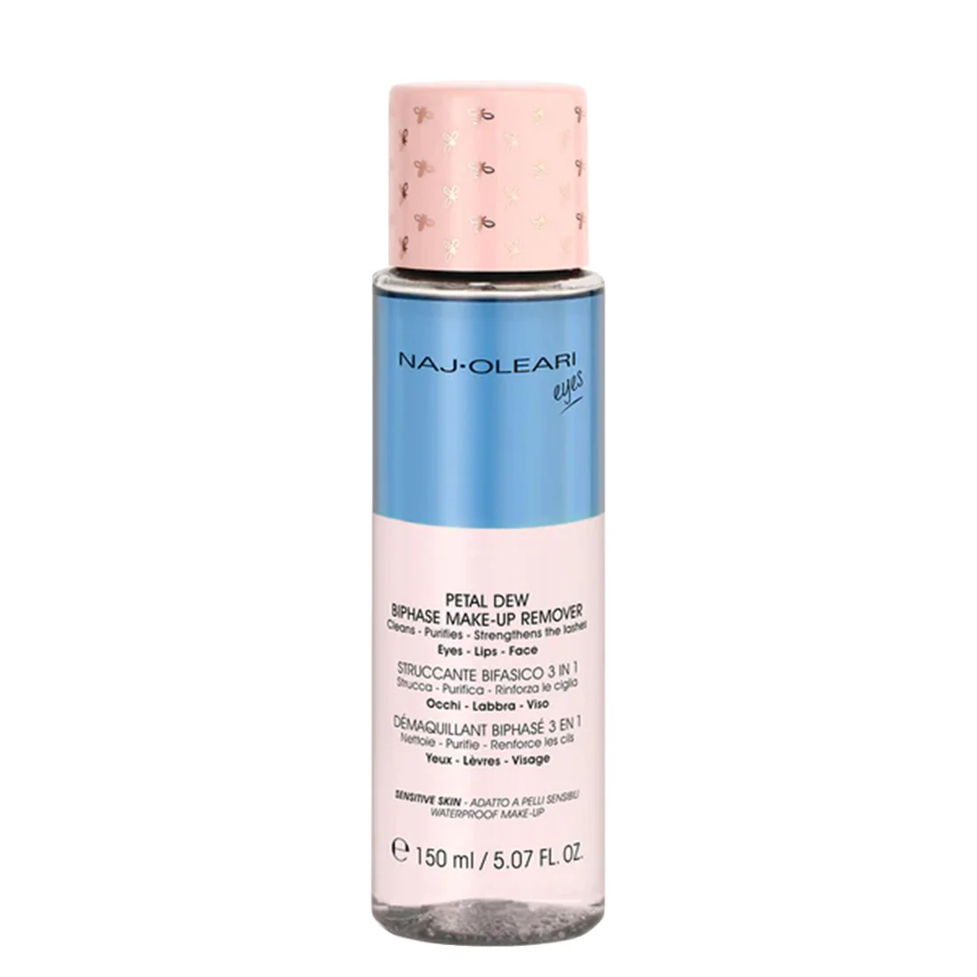 NAJ OLEARI Petal Dew Biphase Make-Up Remover 3 In 1 125 ml