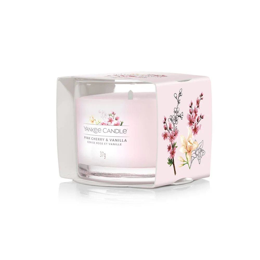 Yankee Candle Pink Cherry Vanilla Votive herry Vanilla - Image 2
