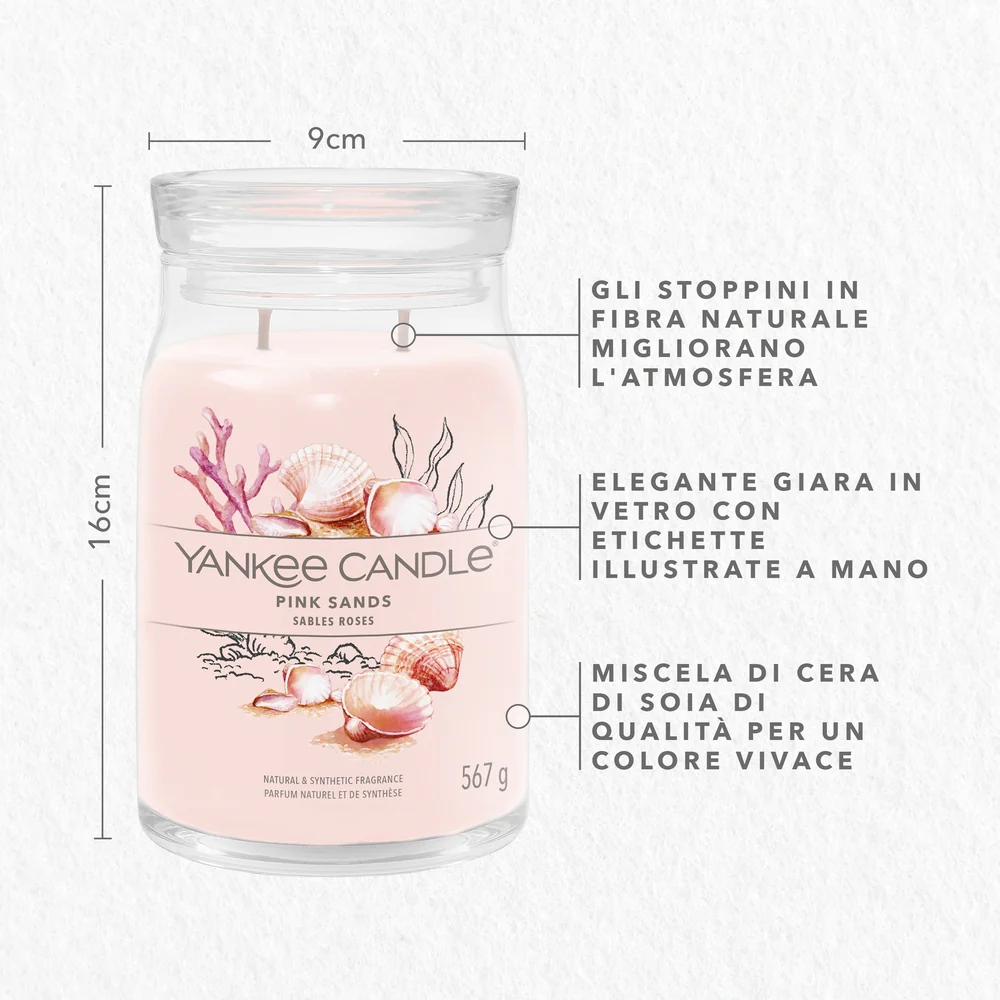 Yankee Candle Pink Sands Signature Grande ands Signature - Image 2