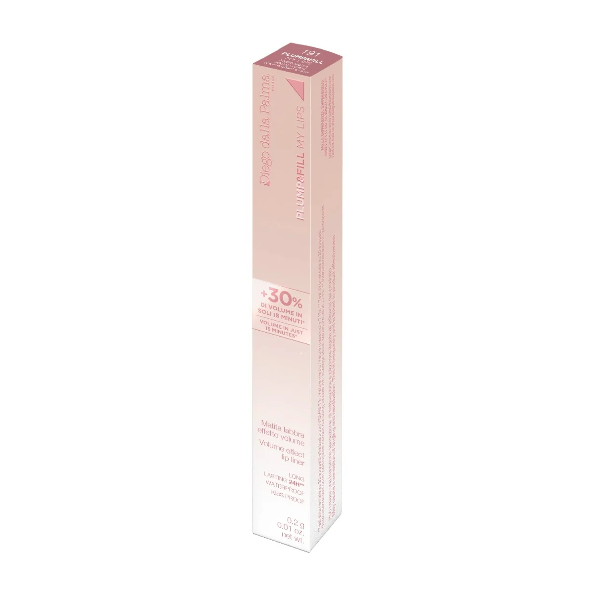 Diego Dalla Palma Milano Plump&Fill My Lips 191 Nude Rosato - Image 3