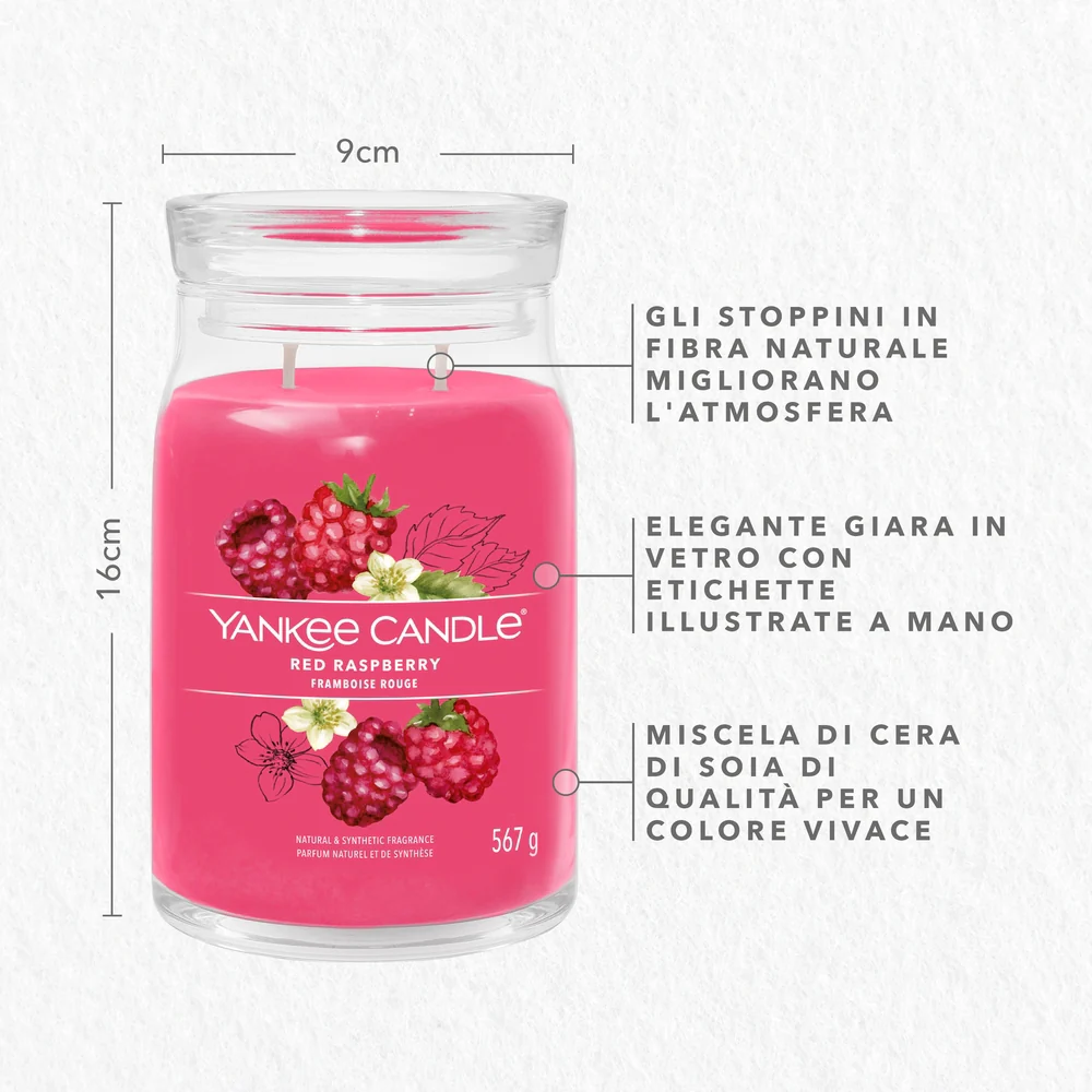 Yankee Candle Red Raspberry Signature Grande spberry Signature - Image 2