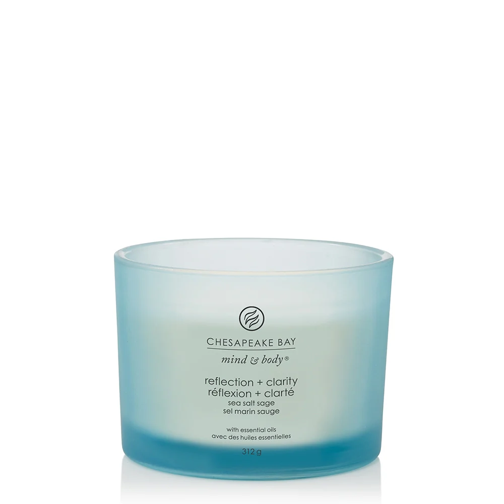 Chesapeake Bay Candle Reflection & Clarity (Sea Salt Sage) 3 stoppini & Clarity (Sea Salt Sage) - Image 2