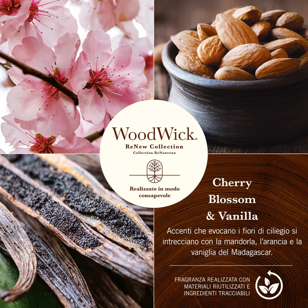 Woodwick ReNew Cherry Blossom & Vanilla Grande Cherry Blossom & Vanilla - Image 2