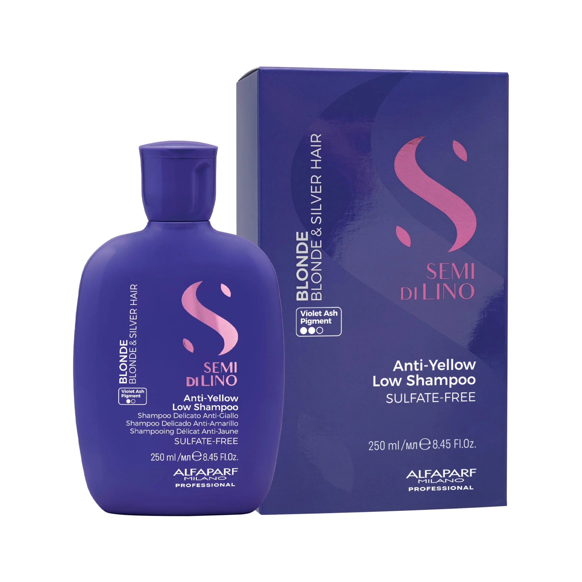 Semi Di Lino Semi di Lino Blonde Anti-Yellow Low Shampoo 250 ml - Image 2