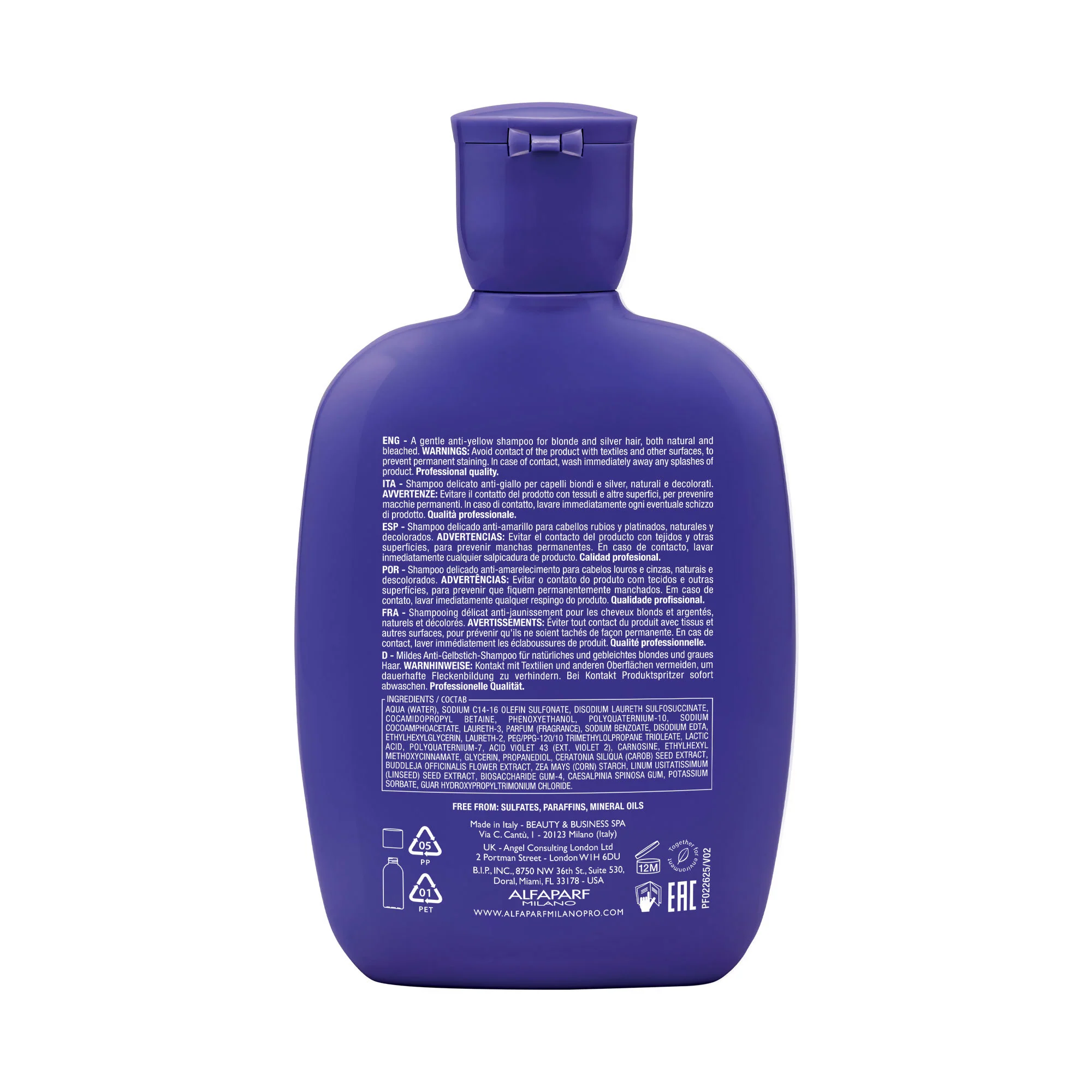 Semi Di Lino Semi di Lino Blonde Anti-Yellow Low Shampoo 250 ml - Image 3