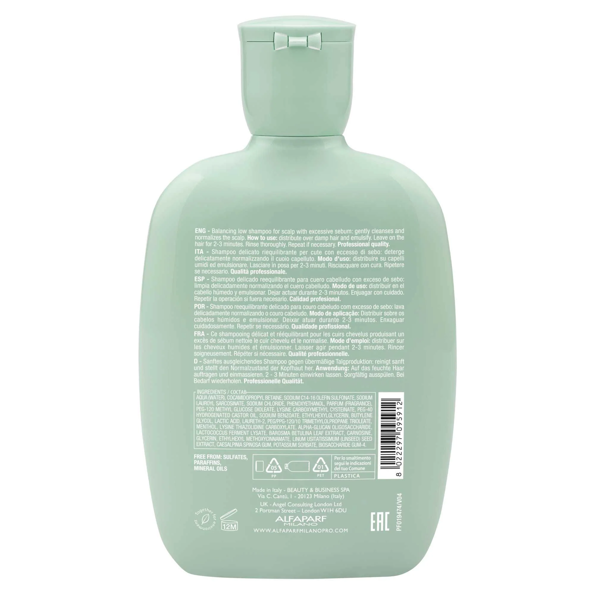 Semi Di Lino Semi di Lino Scalp Rebalance Balancing Low Shampoo 250 ml - Image 2