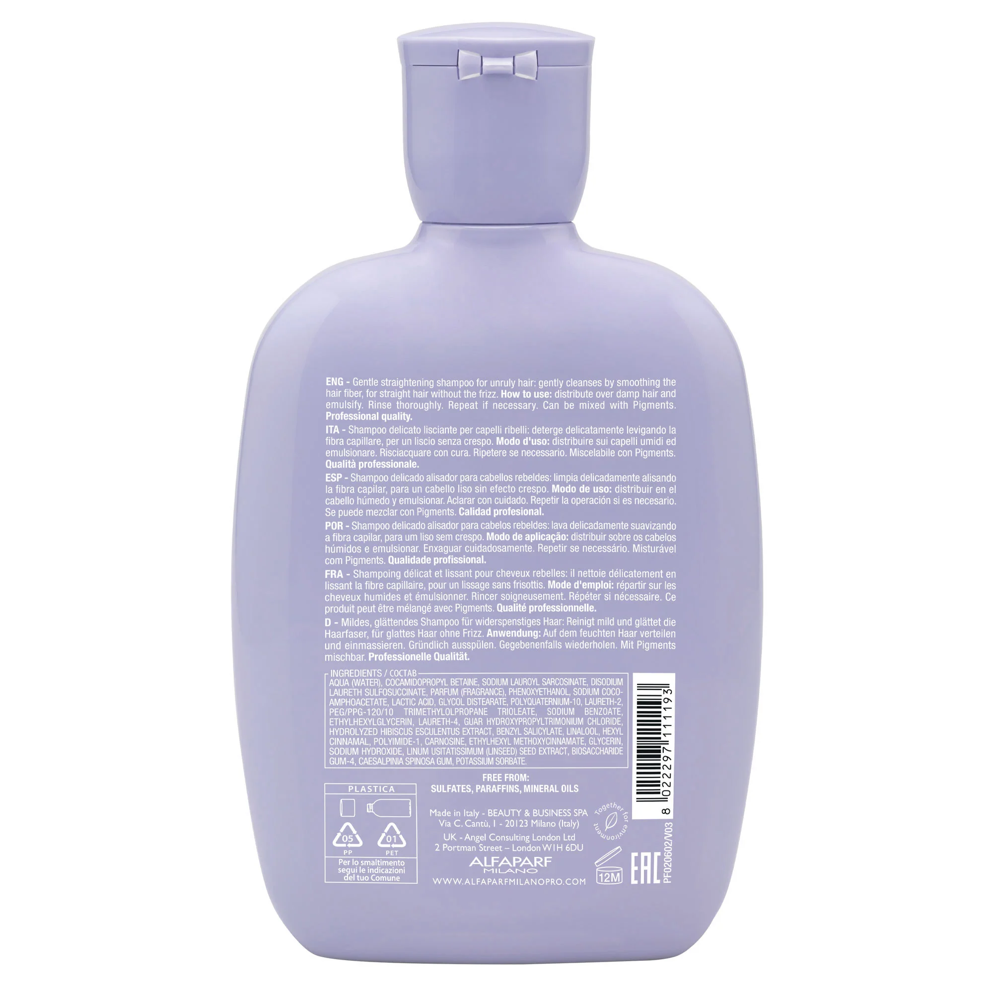 Semi Di Lino Semi di Lino Smooth Smoothing Low Shampoo 250 ml - Image 2