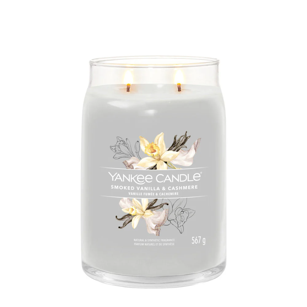 Yankee Candle Smoked Vanilla & Cashmere Signature Grande Vanilla & Cashmere Signature - Image 2