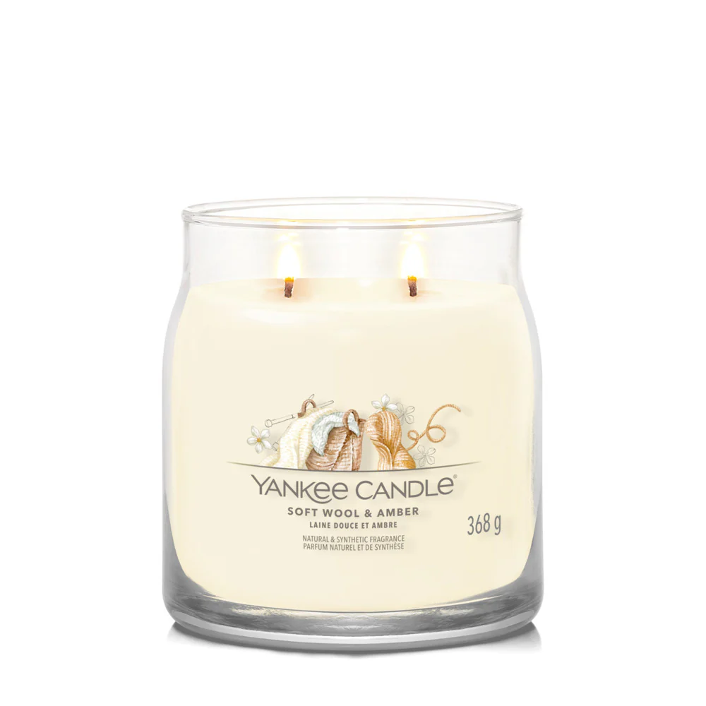 Yankee Candle Soft Wool & Amber Signature Media Wool & Amber Signature - Image 2
