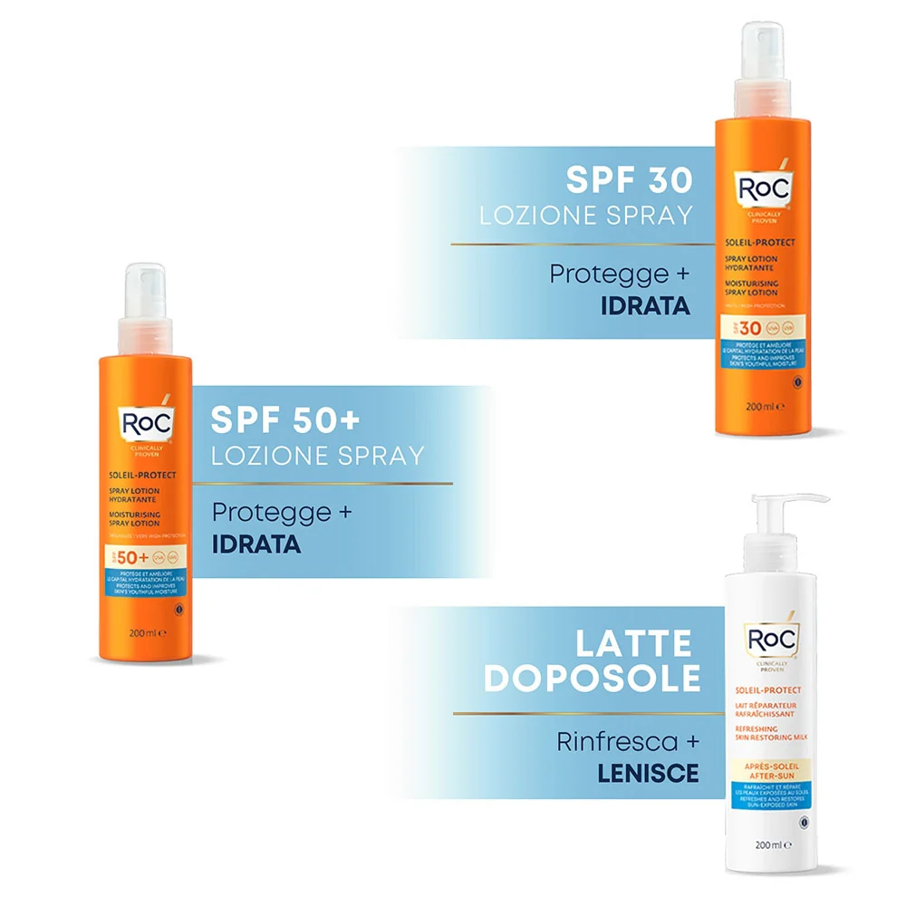 Roc Soleil Protect Spray Lotion Hydratant Spf50+ - Image 3