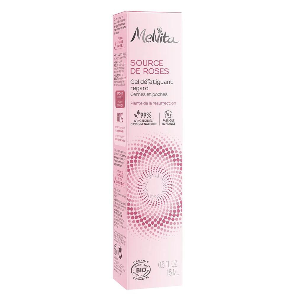 Melvita Source de Roses Gel Défatiguant Regard 15 ml - Image 2