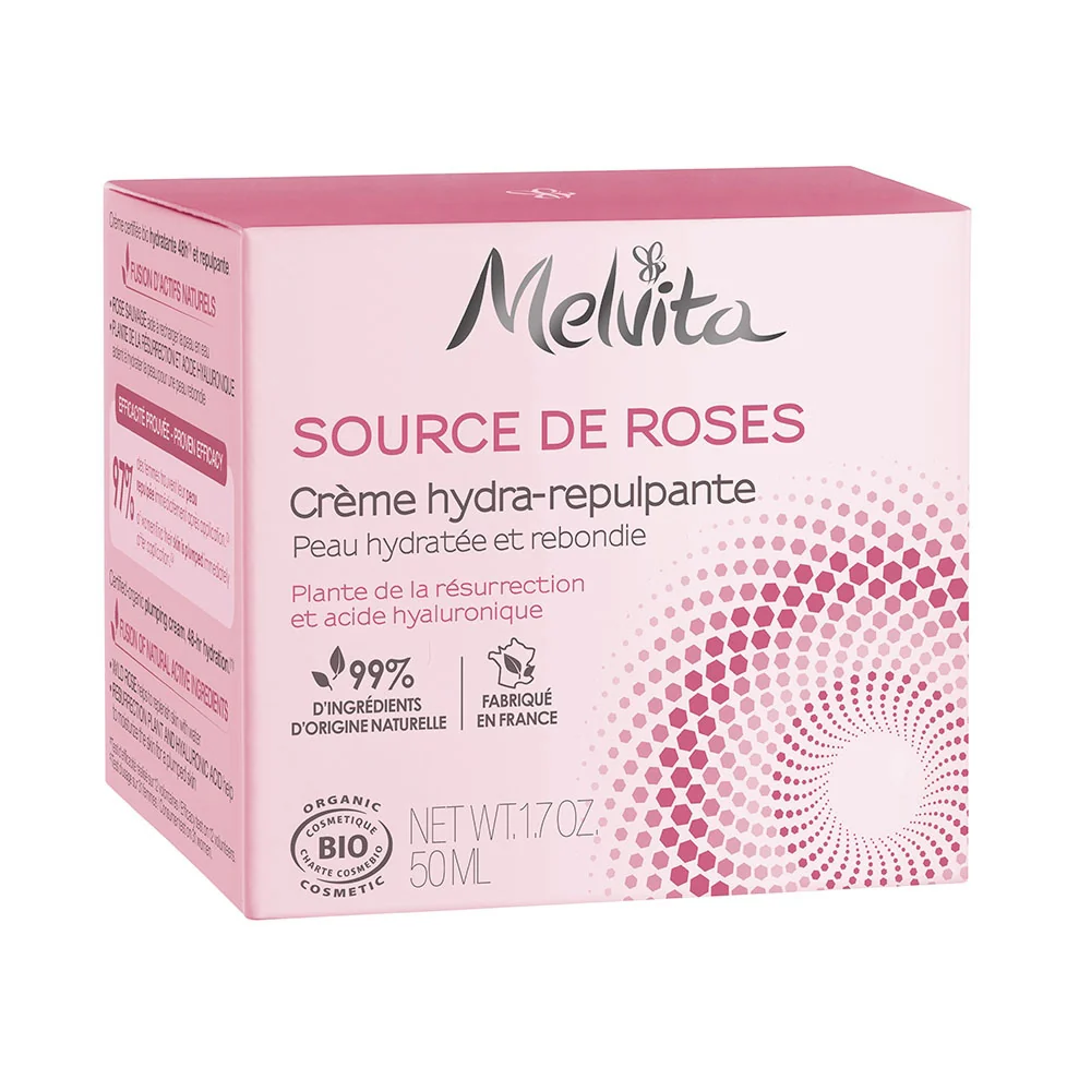 Melvita Source de Roses Hydra-Plumpling Cream 50 ml - Image 2