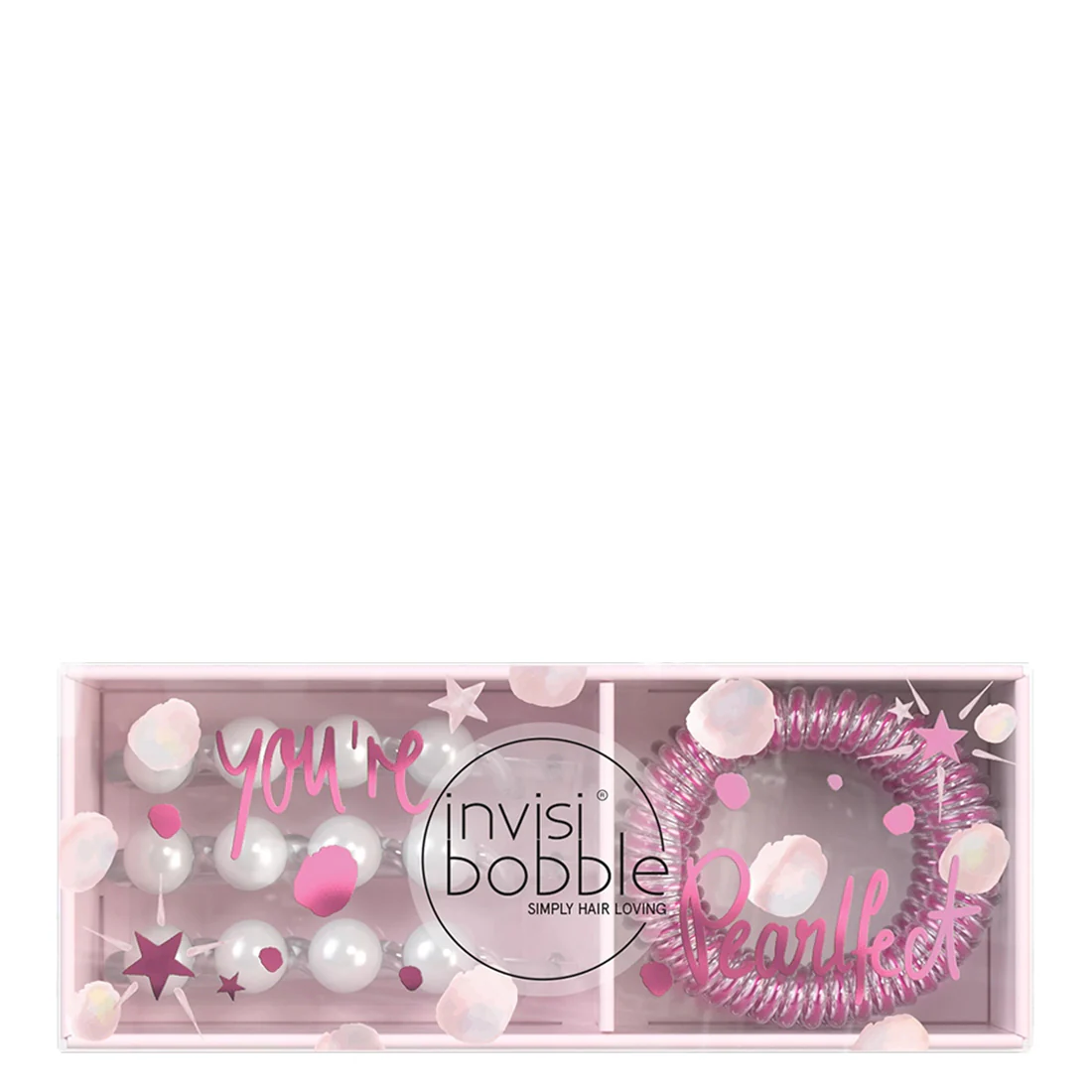Invisibobble Sparks Flying Duo 3Slim+ 3Waver You're pearlfect o 3Slim+ 3Waver